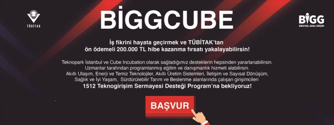 Teknopark İstanbul'dan BİGG Cube Incubation ile girişimcilere destek