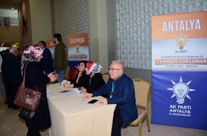 Antalya, Muğla, Isparta ve Burdur'da AK Parti'nin temayül yoklaması yapılıyor