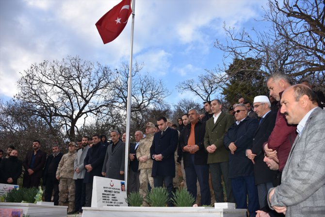 Siirt'te PKK'lı teröristlerce şehit edilen 6 güvenlik korucusu ve bir asker törenle anıldı