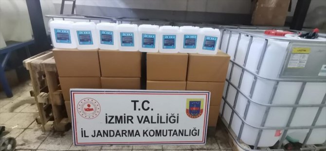 İzmir'de kimya fabrikasında 52 bin litre etil alkol ele geçirildi