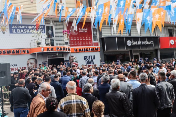 Aile ve Sosyal Hizmetler Bakanı Yanık, Osmaniye'de konuştu: