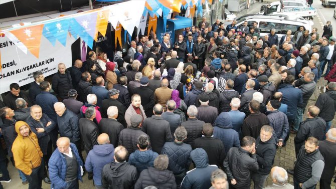 Bakan Karaismailoğlu, Vakfıkebir Seçim Koordinasyon Merkezi'nin açılışına katıldı: