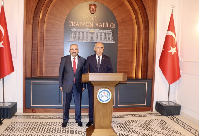 Tarım ve Orman Bakanı Kirişci Trabzon Valiliğini ziyaret etti