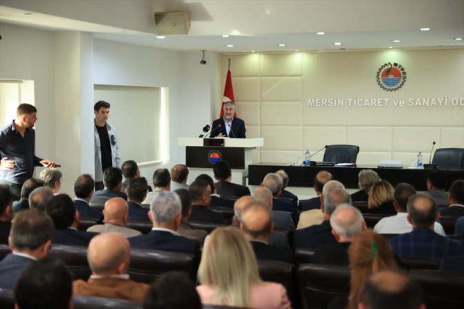 Hazine ve Maliye Bakanı Nebati, Mersin'de konuştu: