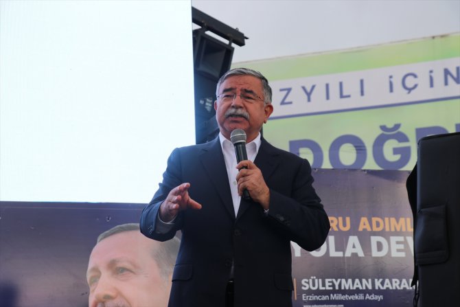 AK Parti Grup Başkanı İsmet Yılmaz, Erzincan'da konuştu: