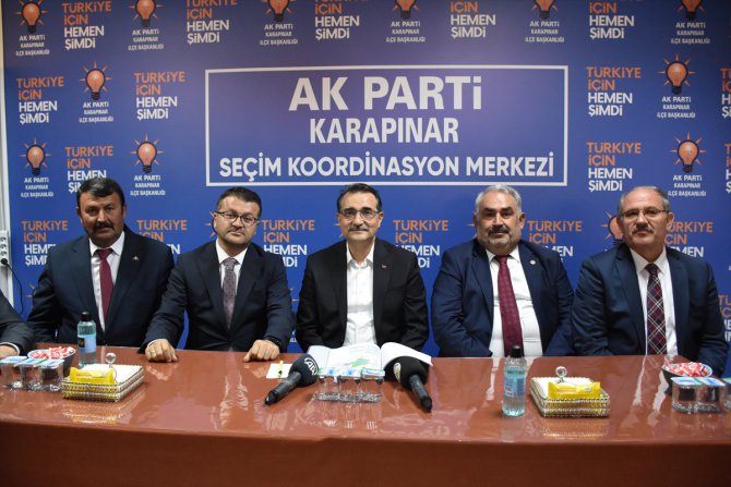 Bakan Dönmez, Konya'da seçim koordinasyon merkezinde konuştu: