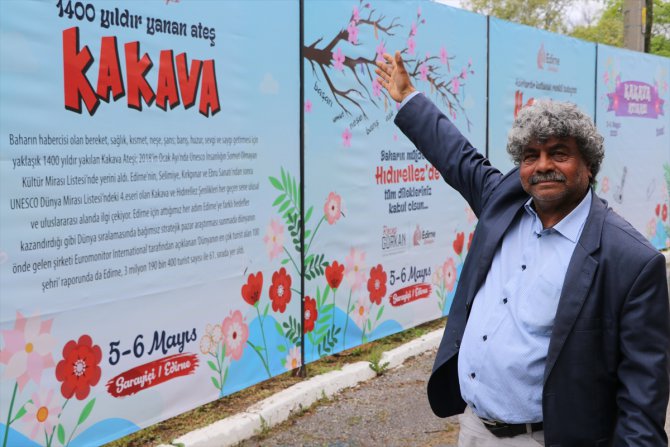 Edirne'de Romanlar Kakava hazırlıklarına başladı