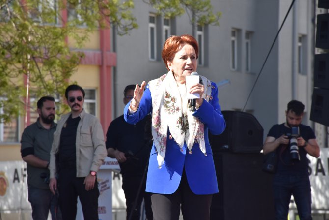 İYİ Parti Genel Başkanı Meral Akşener, Afyonkarahisar mitinginde konuştu: