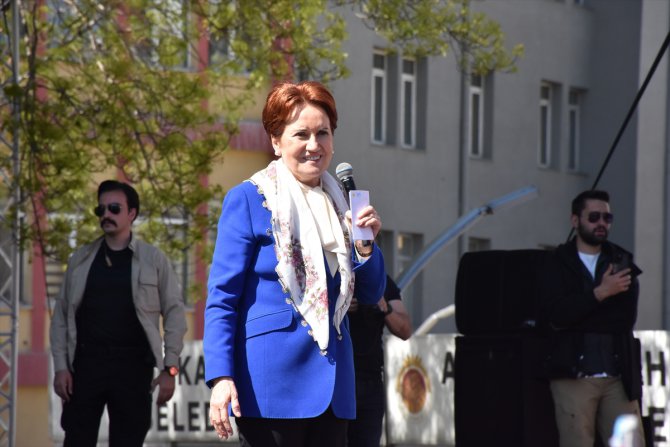 İYİ Parti Genel Başkanı Meral Akşener, Afyonkarahisar mitinginde konuştu: