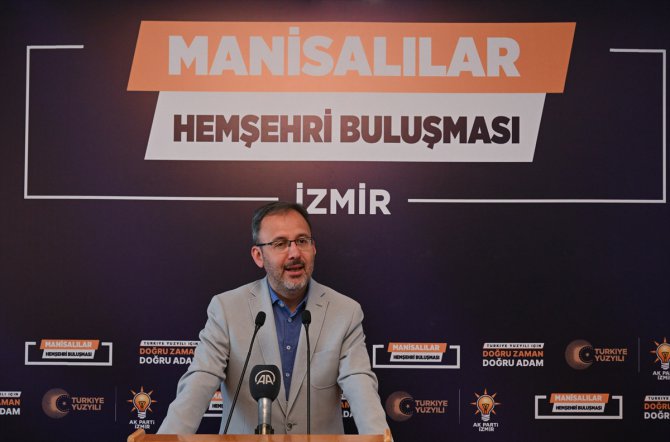 Bakan Kasapoğlu, Manisalılar Hemşehri Buluşması'nda konuştu: