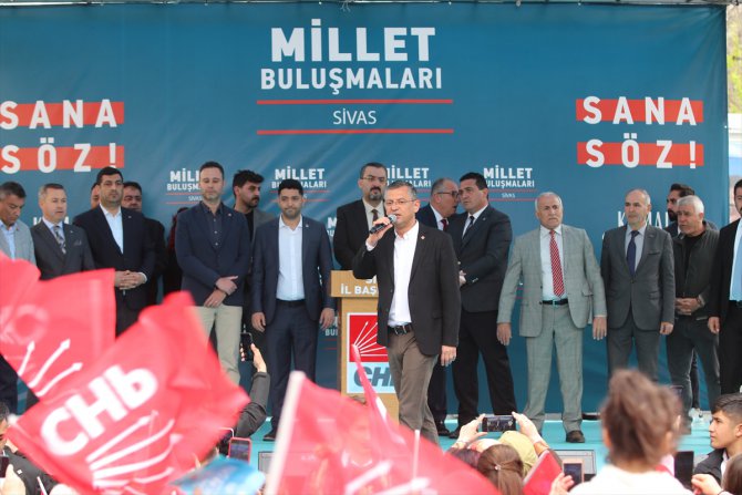 CHP Grup Başkanvekili Özel Sivas'ta "Millet Buluşması"nda konuştu: