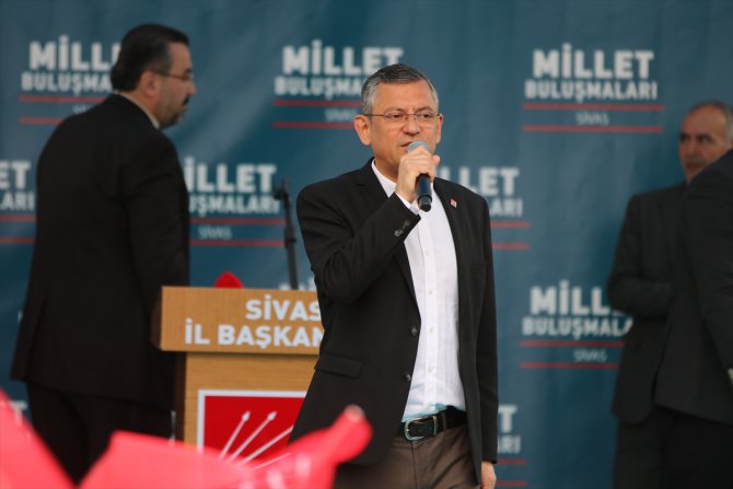 CHP Grup Başkanvekili Özel Sivas'ta "Millet Buluşması"nda konuştu: