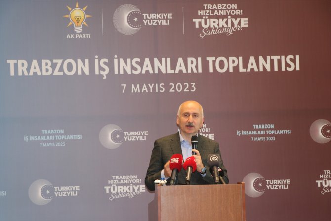 Bakan Karaismailoğlu, Trabzon İş İnsanları Toplantısı'nda konuştu: