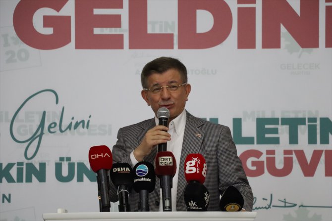 Gelecek Partisi Genel Başkanı Davutoğlu, Denizli'de konuştu: