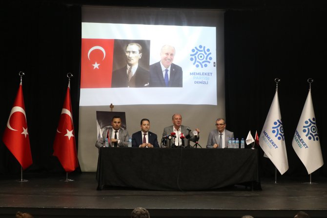 Cumhurbaşkanı adayı Muharrem İnce, Denizli'de konuştu: