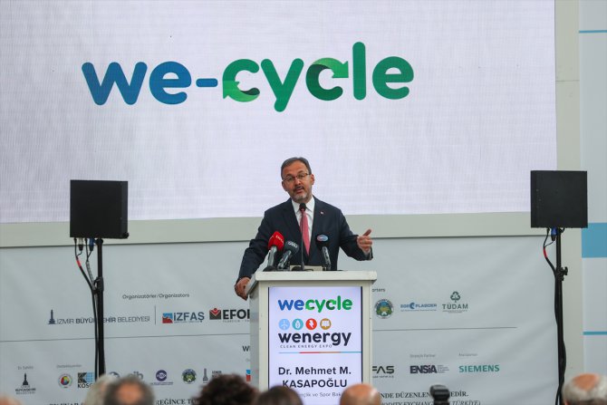 İzmir'de WENERGY fuar ve kongresi ile WE-CYCLE fuarı başladı