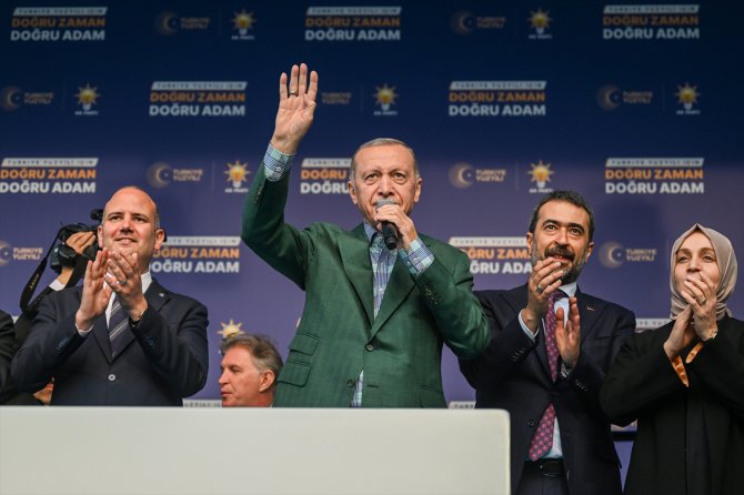 Cumhurbaşkanı ve AK Parti Genel Başkanı Erdoğan, partisinin Sincan mitinginde konuştu: (2)