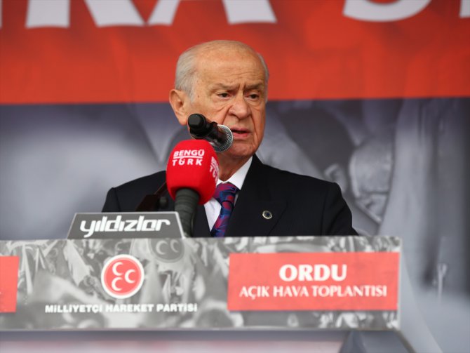 MHP Genel Başkanı Devlet Bahçeli, Ordu'da konuştu: