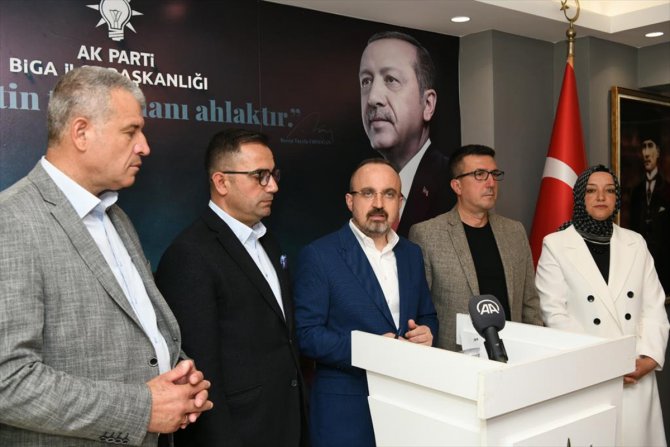 AK Parti Grup Başkanvekili Turan, Çanakkale'de Cumhurbaşkanı Seçimi'yle ilgili konuştu: