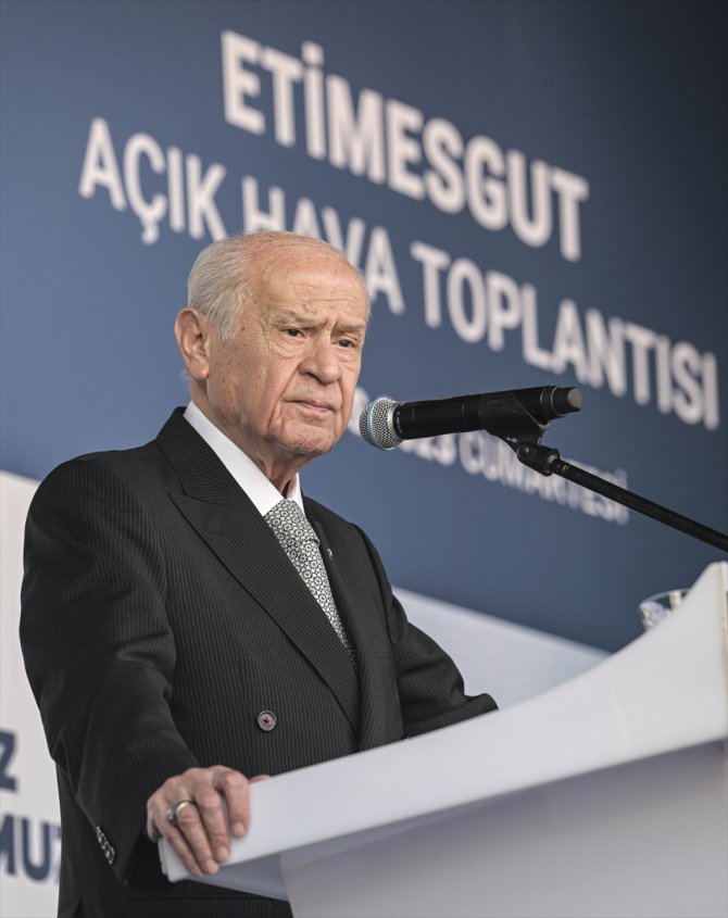 MHP Genel Başkanı Bahçeli, Etimesgut'ta halka hitap etti: