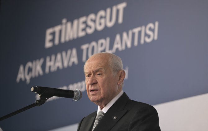 MHP Genel Başkanı Bahçeli, Etimesgut'ta halka hitap etti: