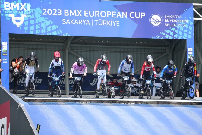 Bisiklette 2023 BMX Avrupa Kupası'nın 9. etap yarışları Sakarya'da yapıldı