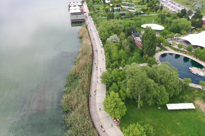 Ankara Yarı Maratonu, Mogan Gölü Park Alanı'nda koşuldu