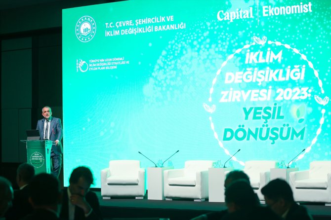 "İklim Değişikliği Zirvesi 2023: Yeşil Dönüşüm" İstanbul'da gerçekleştirildi