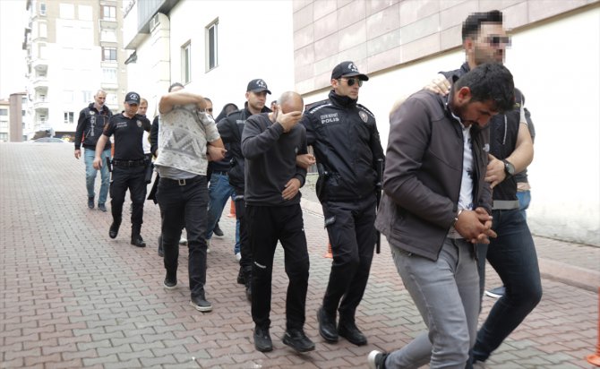 Kayseri'de uyuşturucu operasyonunda 13 şüpheli yakalandı