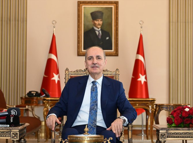 TBMM Başkanı Kurtulmuş, AK Parti Genel Başkanvekili Ala'yı kabul etti