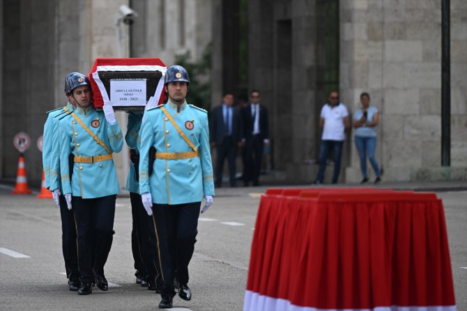 Eski Hatay Milletvekili Miski için Meclis'te cenaze töreni