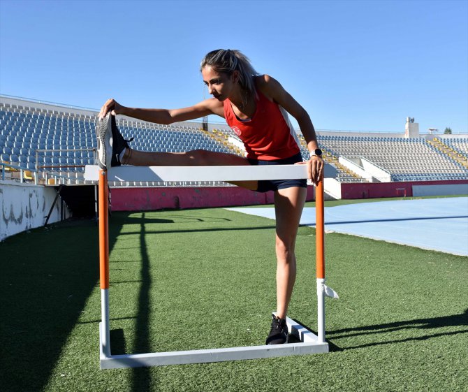 Milli atlet Semra Karaslan, olimpiyatlara odaklandı