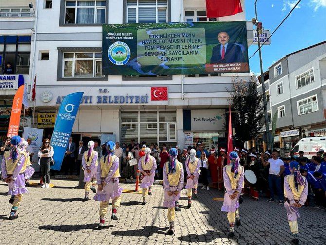 915. Aybastı Perşembe Yaylası Ordulu Mustafa Pehlivan Yağlı Güreş ve Kültür Festivali başladı