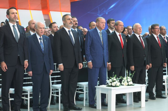 Cumhurbaşkanı Erdoğan, Ercan Havalimanı Yeni Terminal ve Pisti'nin açılış töreninde konuştu: